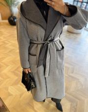 gri kapşonlu palermo kaban 3