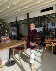 mürdüm 5038 kuşaklı angora hırka 3