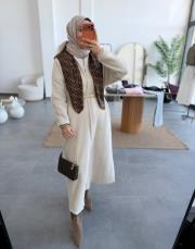 taş 003 uzun angora hırka