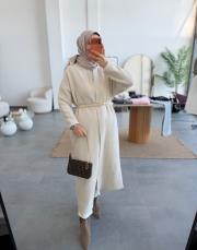 taş 003 uzun angora hırka 2