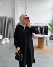 siyah fermuarlı midi boy takım 2