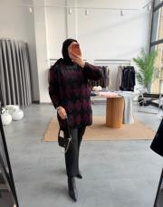 bordo-siyah 5043 kazak