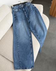 açık mavi asimetrik kesim wed lıge denim pantolon 2