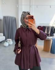 bordo 2232 gömlek 2