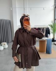 kahve 2232 gömlek 2