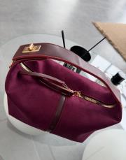 vişne süet noe çanta 2