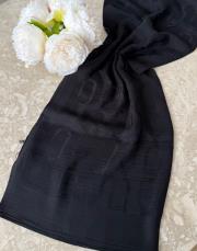 siyah zincir desen native şal 2