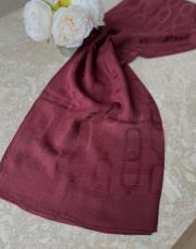 bordo zincir desen native şal