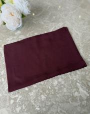 bordo organik pamuk şal 2