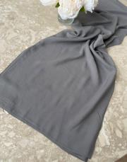 gri organik pamuk şal