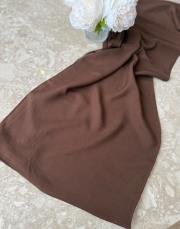 kahve organik pamuk şal