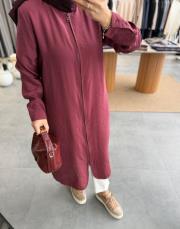 bordo fermuarlı tensel kap 3