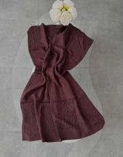 kahve petek desen native serisi şal 3