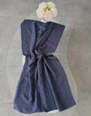 lacivert petek desen native serisi şal 2