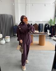 mürdüm 7140 pantolonlu takım