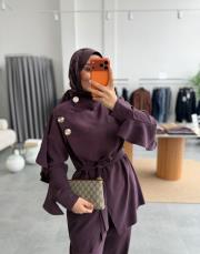 mürdüm 7140 pantolonlu takım 3