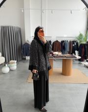 siyah 6492 payetli üçlü takım 3