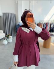 bordo 9007 gömlek 2