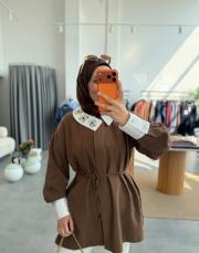 kahve 9007 gömlek 2