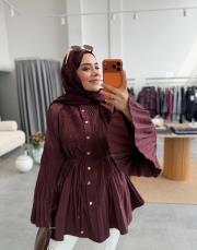 bordo 8339 gömlek 3