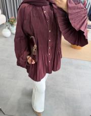 bordo 8339 gömlek 4