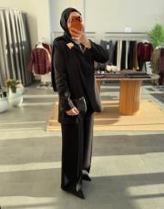 siyah 7177 ceket takım