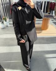 siyah 7177 ceket takım 3