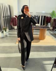 siyah 7177 ceket takım 5