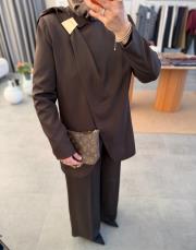 kahve 7177 ceket takım 3