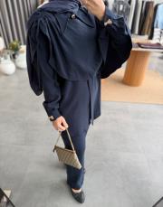 lacivert 7198 pantolonlu takım 3