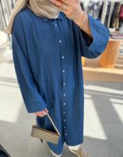 mavi 3129 yazlık tensel arabot gömlek kap 3