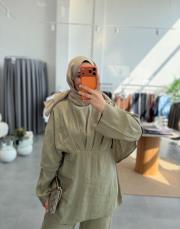 çağla 3137 pantolonlu takım 2