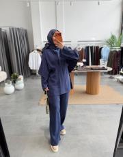 lacivert 3137 pantolonlu takım