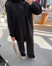 siyah nakış detaylı takım 3