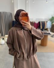 kahve 6175 etekli takım 2