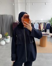 lacivert cepli garni detaylı takım 2