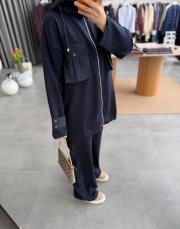 lacivert cepli garni detaylı takım 3