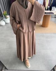 vizon kimonolu etekli takım 2