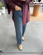 mavi 3011 kemerli  denim pantolon 3