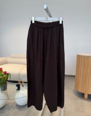 kahve keten balon pantolon