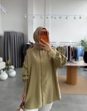 ıhlamur basic oversize gömlek 3