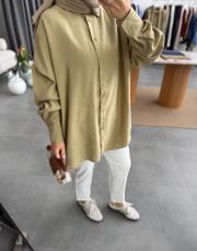 ıhlamur basic oversize gömlek 4