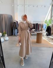 sütlü kahve müslin araboy gömlek tunik