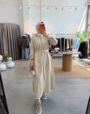 bej müslin araboy gömlek tunik