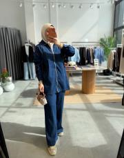 lacivert 5908 denim takım