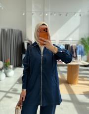 lacivert 5908 denim takım 2