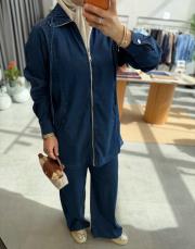 lacivert 5908 denim takım 3