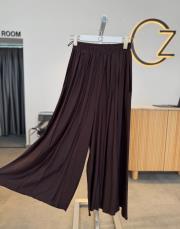 koyu mürdüm tensel pantolon etek