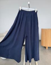 lacivert tensel pantolon etek