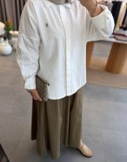 beyaz sahra keten gömlek 4